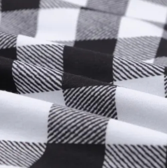 ❤️New Christmas plaid asymmetrical hoodie - Picture 4 of 15